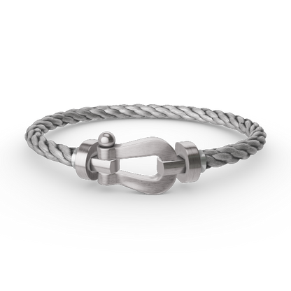 [LUXORA]FORCE LARGE HORSESHOE NO DIAMOND BRACELET SILVER