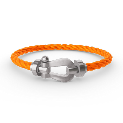 [LUXORA]FORCE LARGE HORSESHOE NO DIAMOND BRACELET SILVER