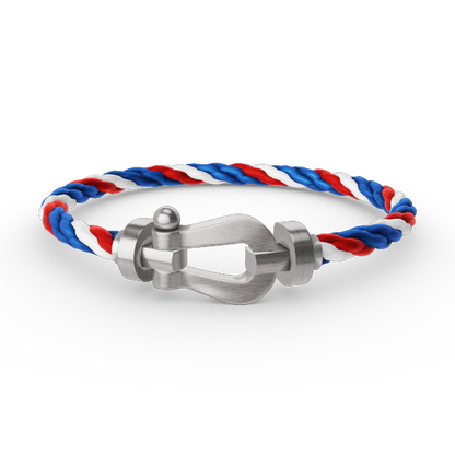 [LUXORA]FORCE LARGE HORSESHOE NO DIAMOND BRACELET SILVER