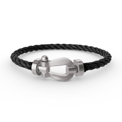 [LUXORA]FORCE LARGE HORSESHOE NO DIAMOND BRACELET SILVER
