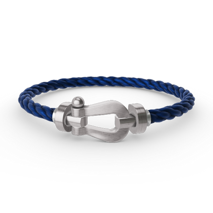 [LUXORA]FORCE LARGE HORSESHOE NO DIAMOND BRACELET SILVER